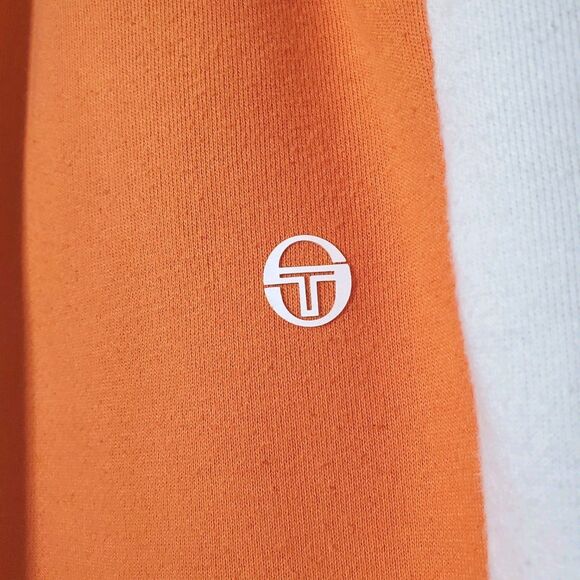 Sergio Tacchini Damarindo Track Joggers Size XL Orange Drawstring Stretch Mens - Picture 3 of 10